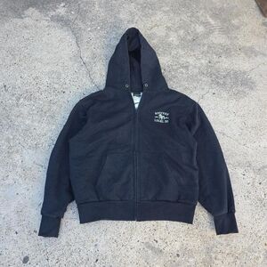 Vintage Camber Thermal Lined Hoodie USA Heavyweight Workwear 90s Black XL